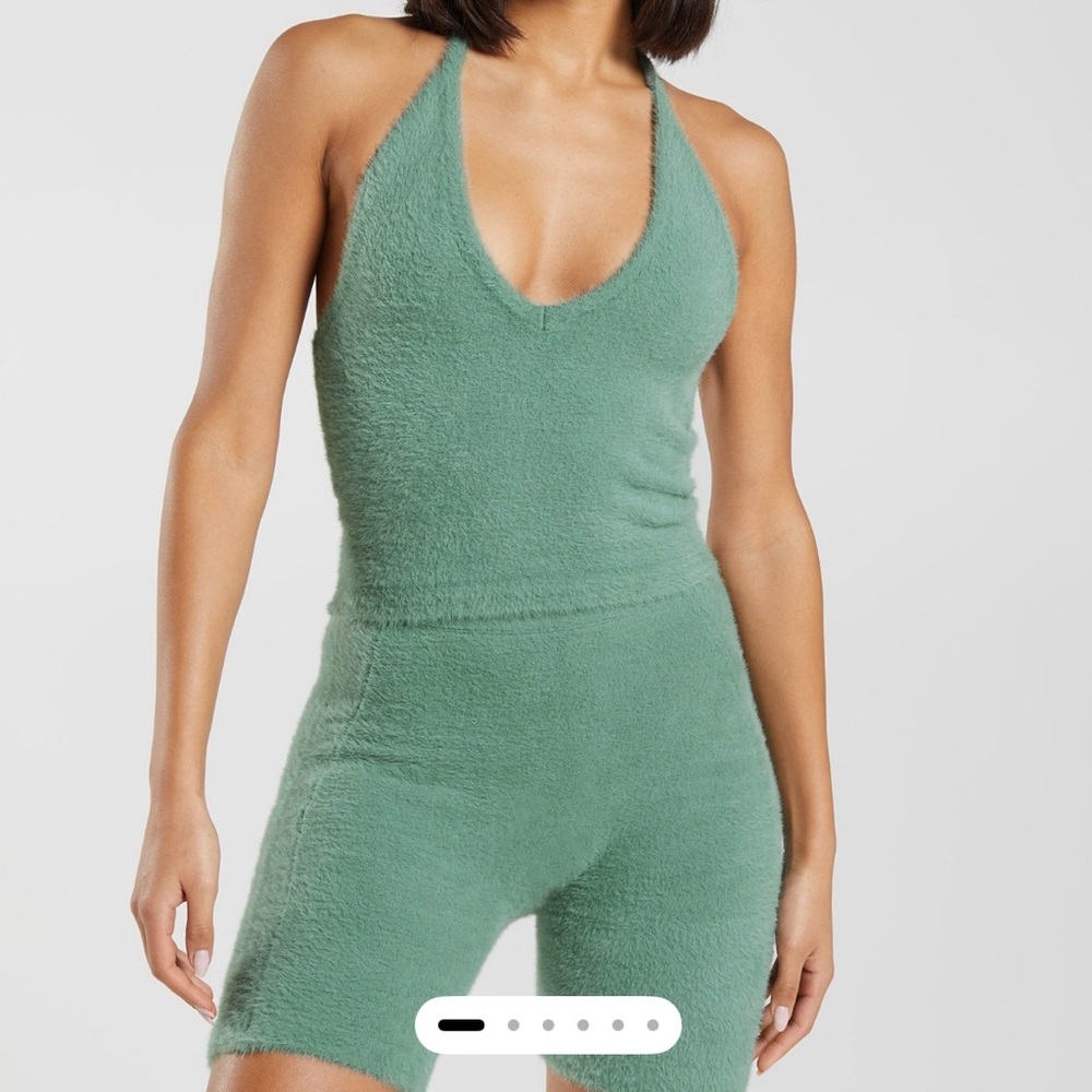 Gymshark x Whitney Eyelash Knit Halter Top